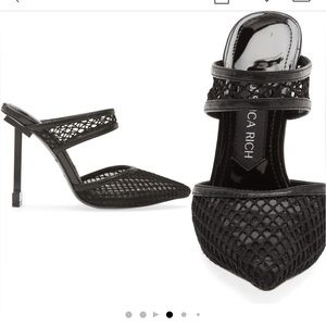 Jessica Rich Ysabelle Fishnet Pointed Toe